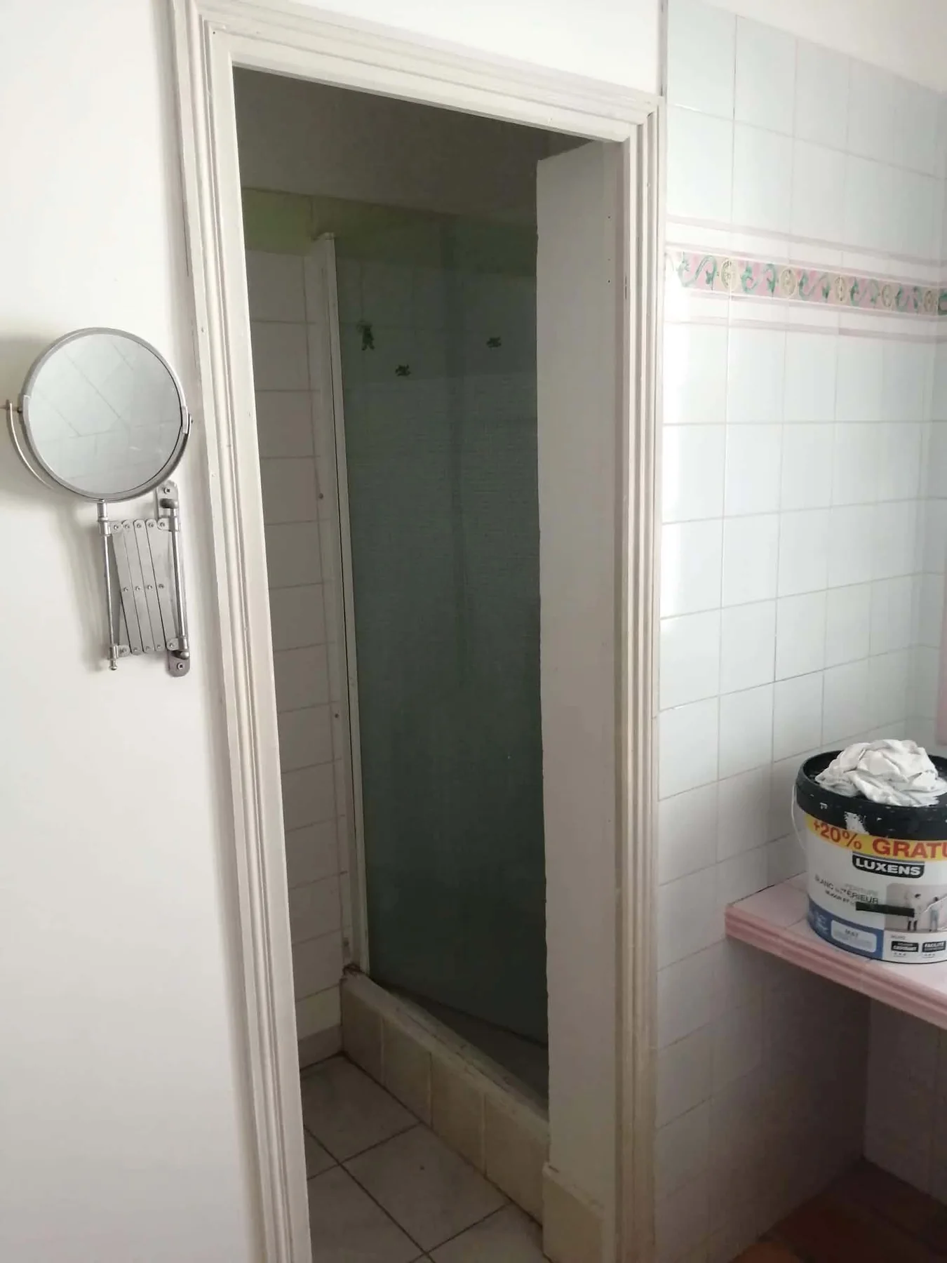 Douche avant rénovation