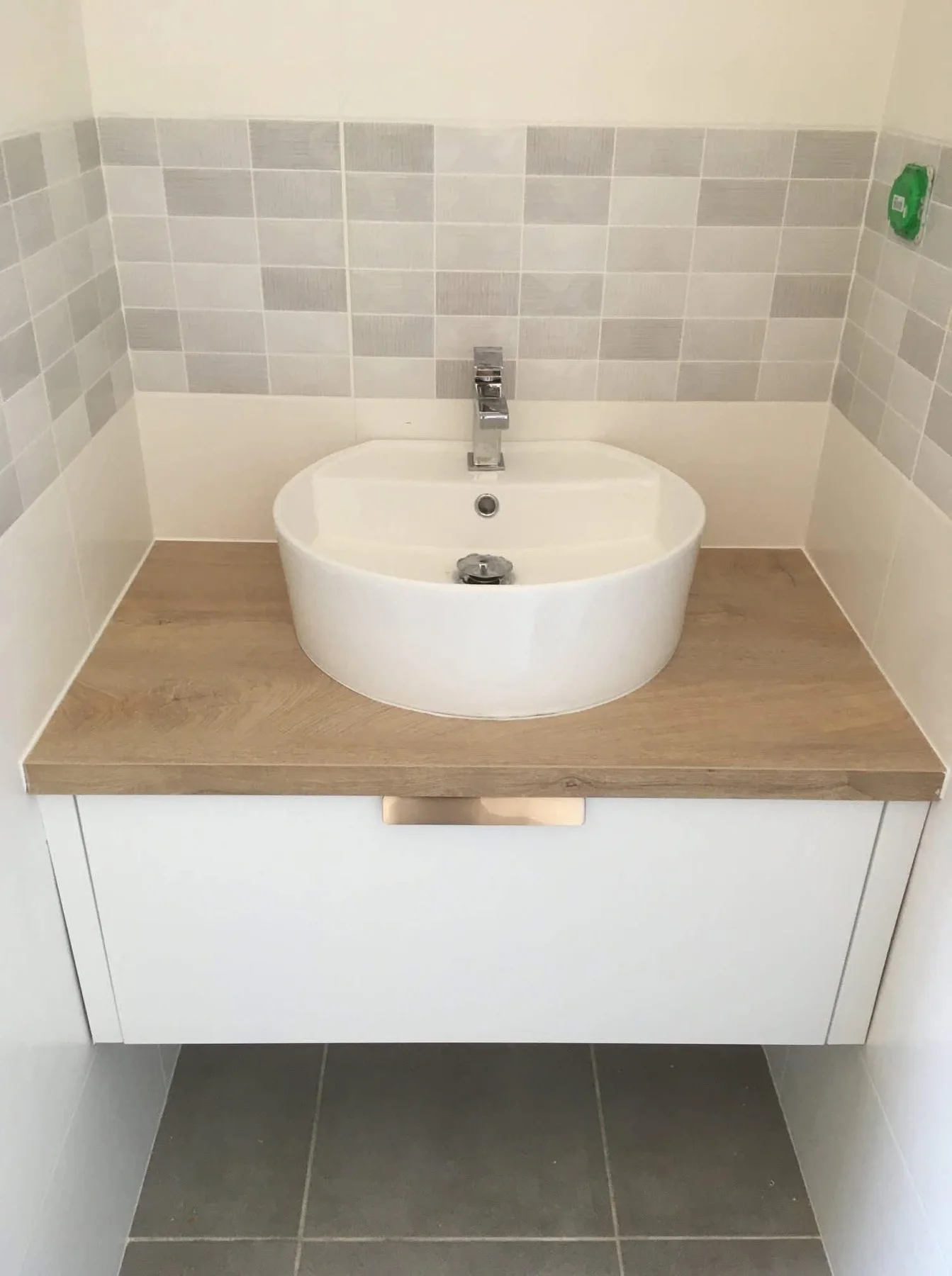 Meuble simple vasque